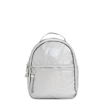 Kipling Kae Metallic Rygsække Sølv | DK 1591LI